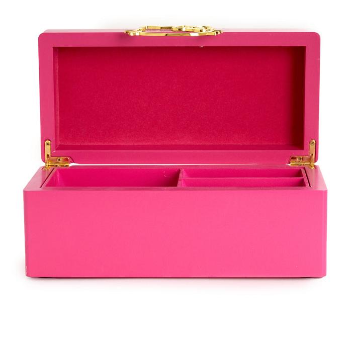 Hello Kitty Hello Kitty Pink Lacquered Jewelry Box Organizer Rosas | CL_HK49314