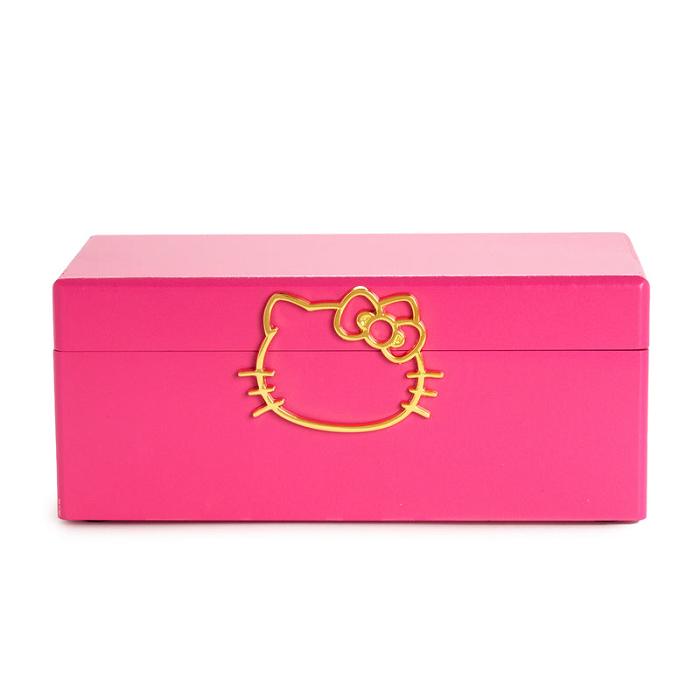 Hello Kitty Hello Kitty Pink Lacquered Jewelry Box Organizer Rosas | CL_HK49314