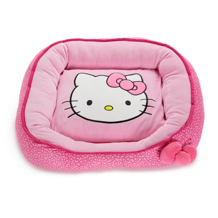 Hello Kitty Hello Kitty Pink Pet Bolster Bed (Small) Rosas | CL_HK76469