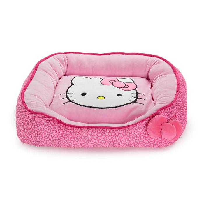 Hello Kitty Hello Kitty Pink Pet Bolster Bed (Small) Rosas | CL_HK76469