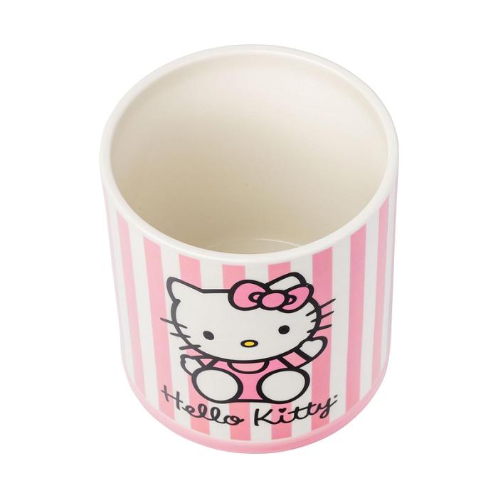 Hello Kitty Hello Kitty Pink Stripe Ceramic Storage Jar Rosas | CL_HK57763