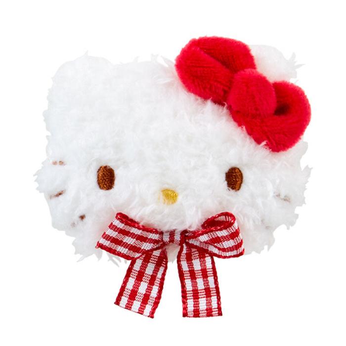 Hello Kitty Hello Kitty Plush Hair Clip (Gingham Bow) Blancas | CL_HK88922