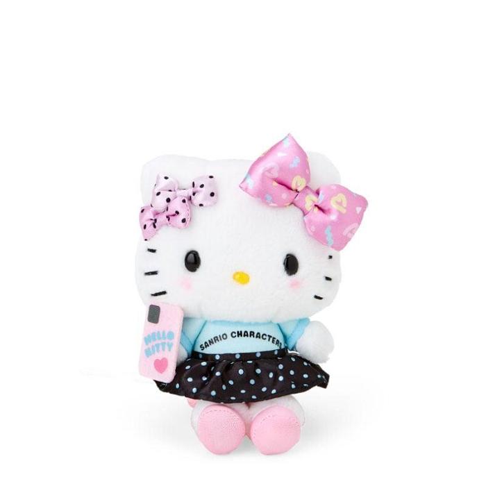 Hello Kitty Hello Kitty Plush Mascot Keychain (Day at the Funfair Series) Rosas Negras | CL_HK92153