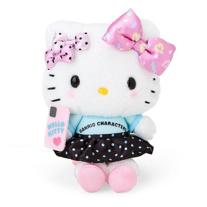 Hello Kitty Hello Kitty Plush Mascot Keychain (Day at the Funfair Series) Rosas Negras | CL_HK92153