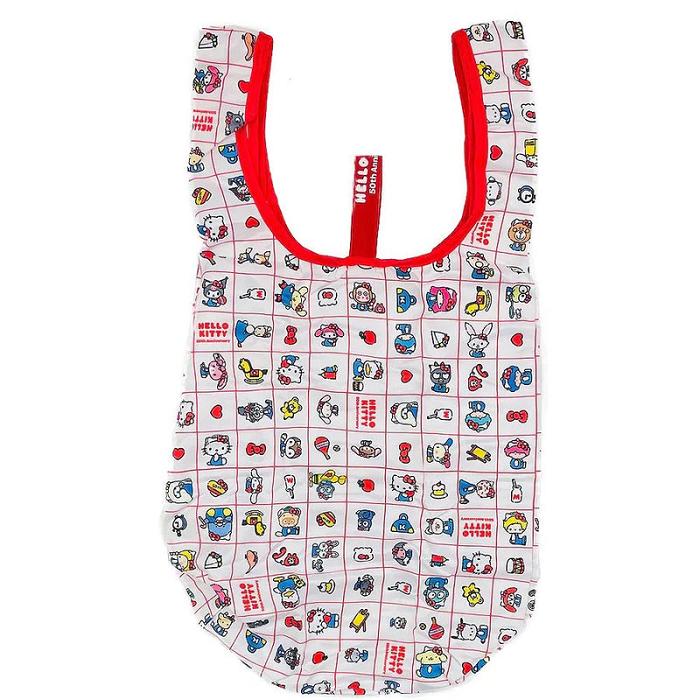 Hello Kitty Hello Kitty Reusable Tote Bag (Hello, Everyone! Series) Multicolor | CL_HK54443