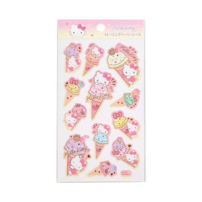 Hello Kitty Hello Kitty Sticker Sheet (Ice Cream Party Series) Rosas | CL_HK58855