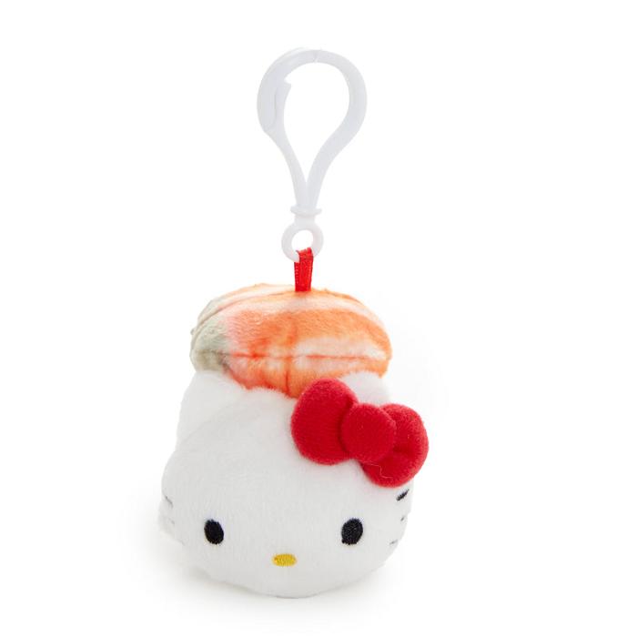 Hello Kitty Hello Kitty Sushi Mascot Clip (Salmon) Blancas Rojas | CL_HK47433