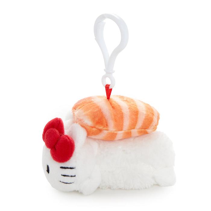 Hello Kitty Hello Kitty Sushi Mascot Clip (Salmon) Blancas Rojas | CL_HK47433