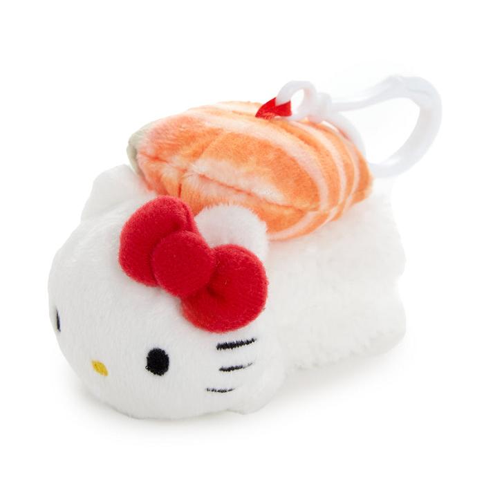 Hello Kitty Hello Kitty Sushi Mascot Clip (Salmon) Blancas Rojas | CL_HK47433