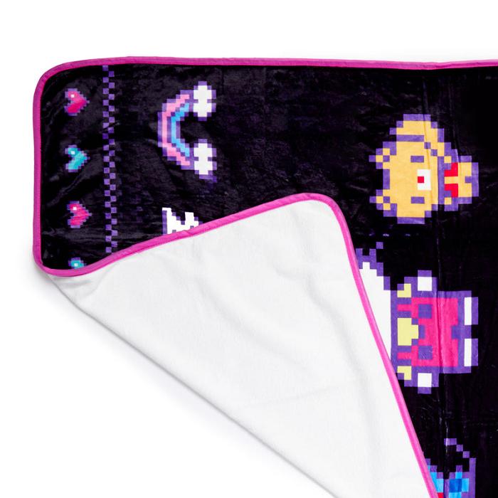 Hello Kitty Hello Kitty Throw Blanket (Retro Pixel Series) Negras Rosas | CL_HK87465