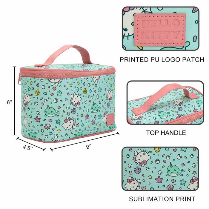 Hello Kitty Hello Kitty Under the Sea Travel Beauty Case Verde | CL_HK48761