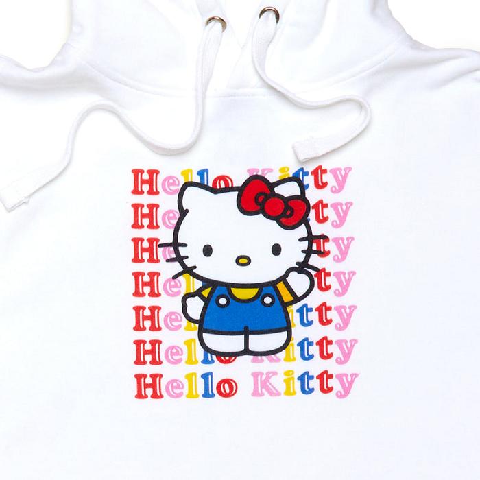 Hello Kitty Hello Kitty Watashi Wa Unisex Hoodie Blancas | CL_HK58756