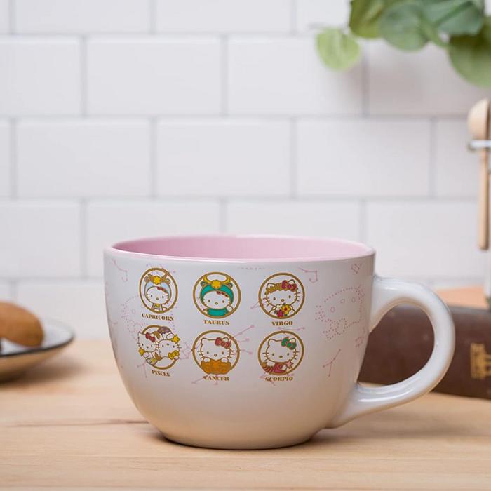 Hello Kitty Hello Kitty Zodiac Ceramic Soup Mug Blancas | CL_HK84344