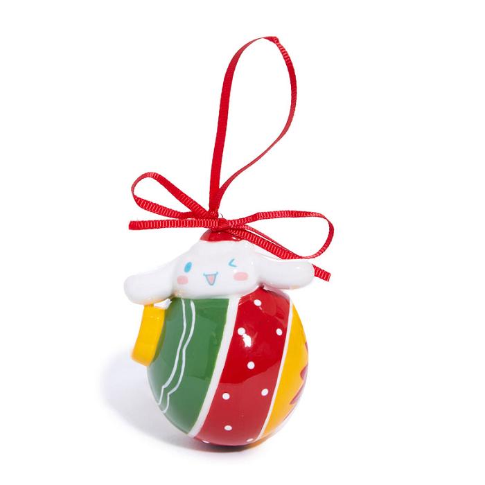 Hello Kitty Hello Kitty and Cinnamoroll 2-pc Holiday Ceramic Ornament Set (Red) Rojas Verde | CL_HK68686