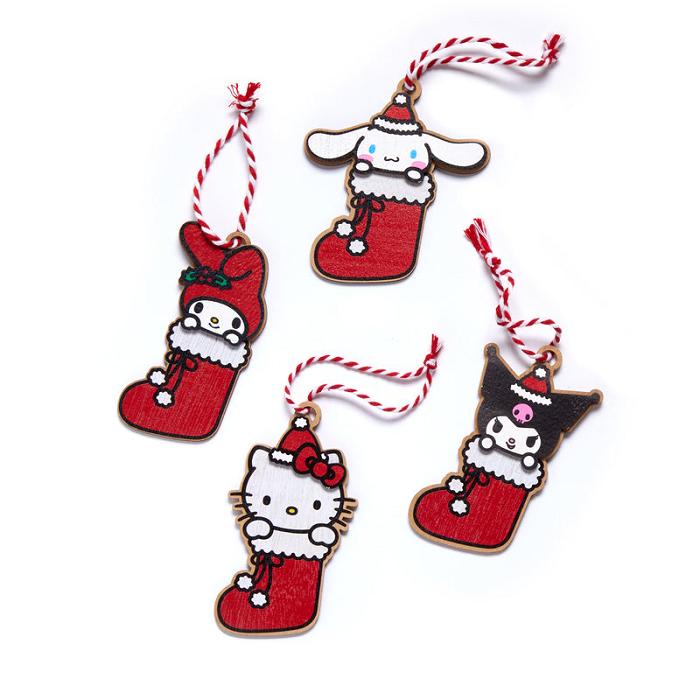 Hello Kitty Hello Kitty and Friends 2024 12-Pc Ornament Set Multicolor | CL_HK19259