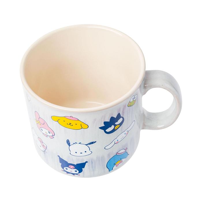 Hello Kitty Hello Kitty and Friends Ceramic Mug (Glaze Faces) Azules | CL_HK14608