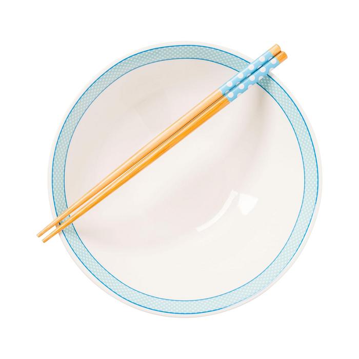 Hello Kitty Hello Kitty and Friends Ceramic Noodle Bowl and Chopstick Set (Lunch Friends) Blancas | CL_HK86467