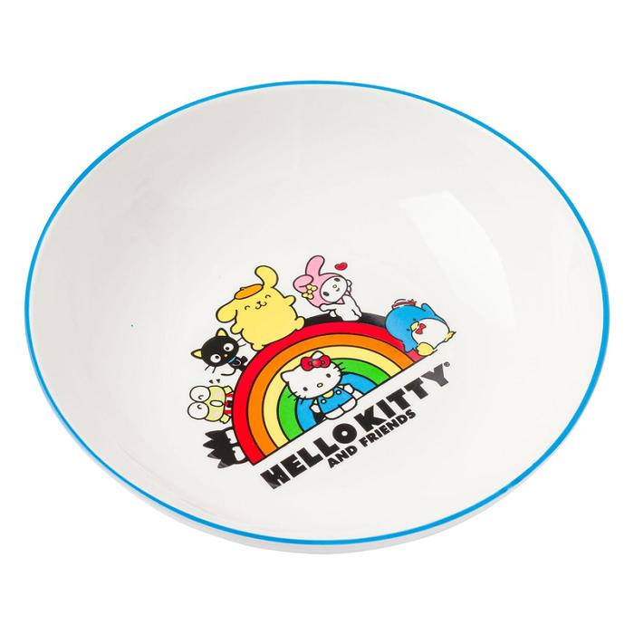 Hello Kitty Hello Kitty and Friends Ceramic Dinner Bowl (Rainbow Parade) Multicolor | CL_HK58032