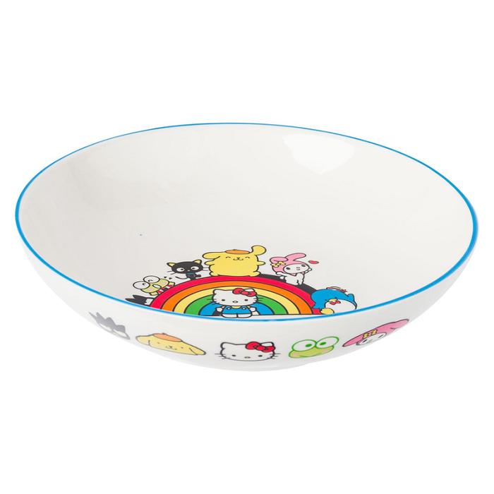 Hello Kitty Hello Kitty and Friends Ceramic Dinner Bowl (Rainbow Parade) Multicolor | CL_HK58032