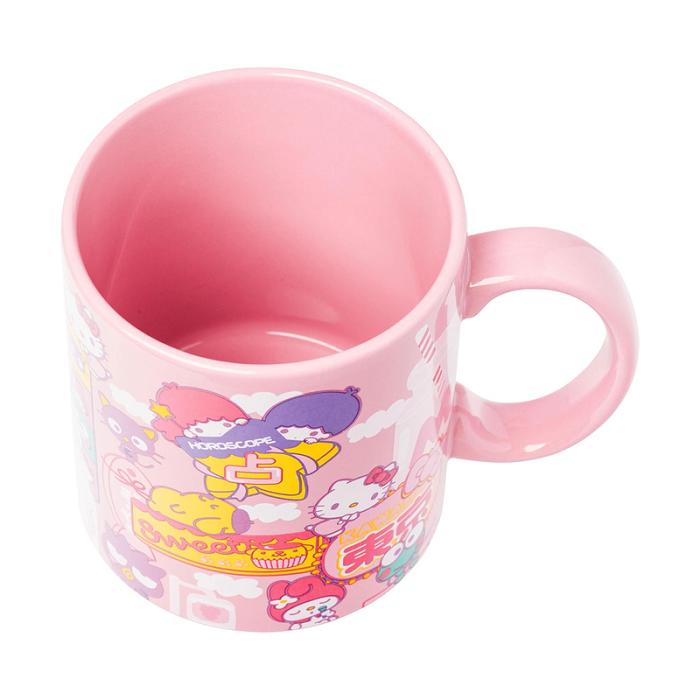 Hello Kitty Hello Kitty and Friends Ceramic Mug (Kawaii Fun) Rosas | CL_HK22973