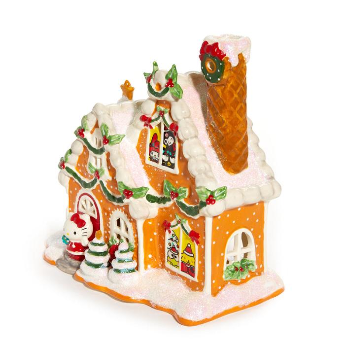 Hello Kitty Hello Kitty and Friends Ceramic Gingerbread Candle House Naranjas | CL_HK13275