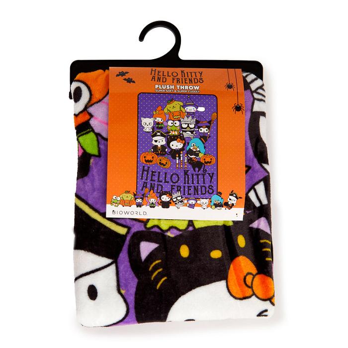 Hello Kitty Hello Kitty and Friends Halloween Portrait Throw Blanket Moradas | CL_HK83861