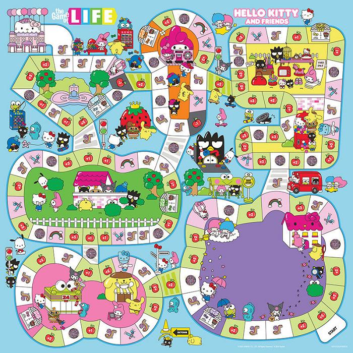 Hello Kitty Hello Kitty and Friends Life Board Game Multicolor | CL_HK74700