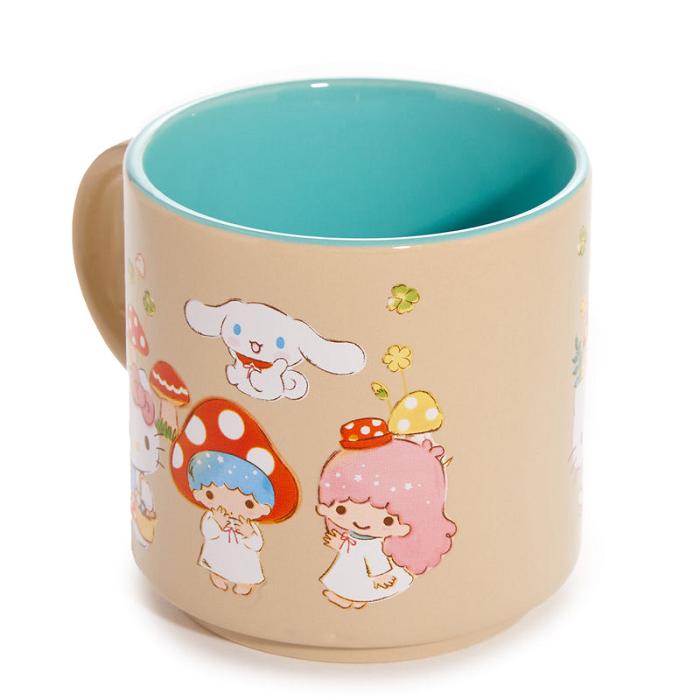 Hello Kitty Hello Kitty and Friends Mushroom Ceramic Mug Marrones | CL_HK11817