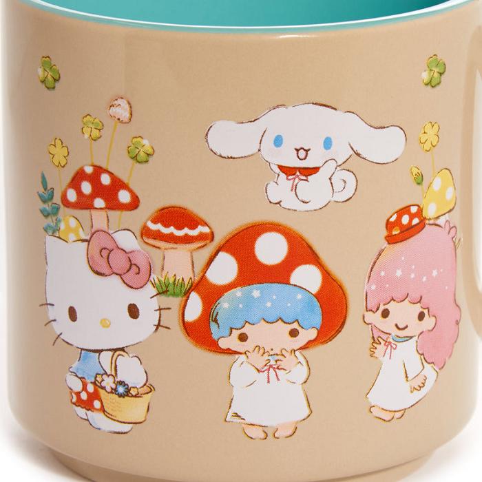 Hello Kitty Hello Kitty and Friends Mushroom Ceramic Mug Marrones | CL_HK11817