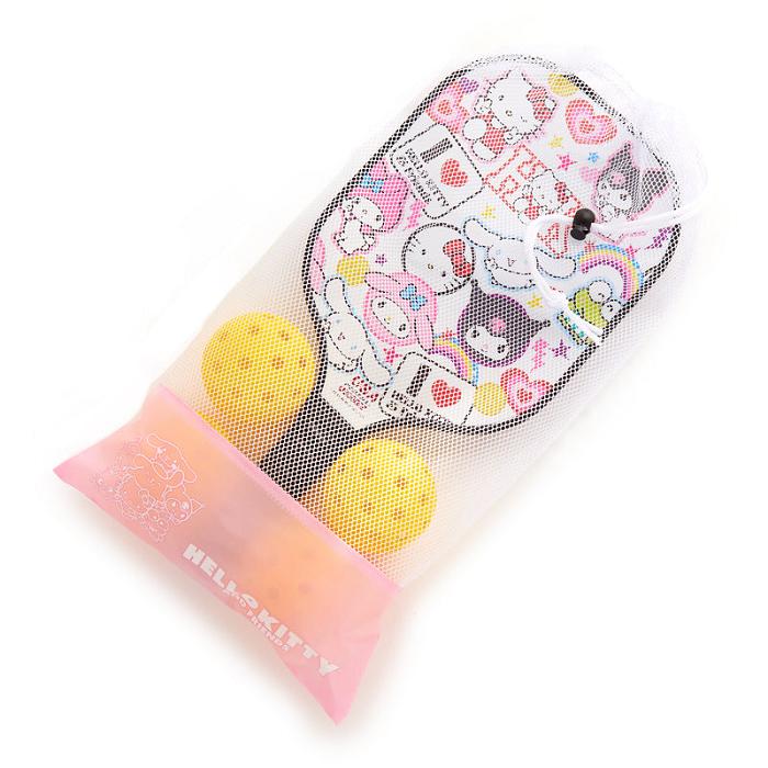 Hello Kitty Hello Kitty and Friends Pickleball Set Rosas Amarillo | CL_HK68590