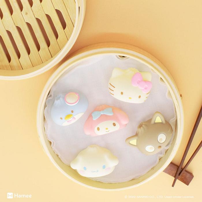 Hello Kitty Hello Kitty and Friends Steamed Bun Capsule Squishies (Series 3) Multicolor | CL_HK60353