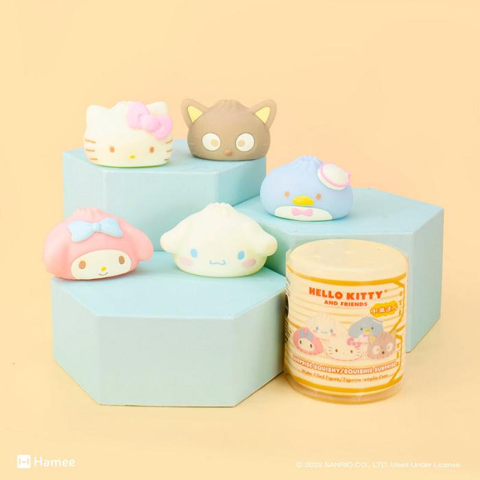 Hello Kitty Hello Kitty and Friends Steamed Bun Capsule Squishies (Series 3) Multicolor | CL_HK60353