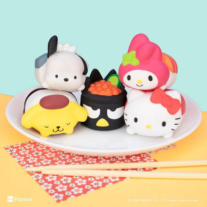 Hello Kitty Hello Kitty and Friends Sushi Capsule Squishies (Series 4) Multicolor | CL_HK12029