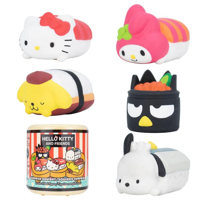 Hello Kitty Hello Kitty and Friends Sushi Capsule Squishies (Series 4) Multicolor | CL_HK12029