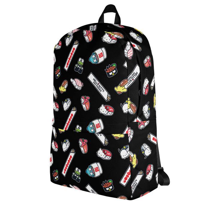 Hello Kitty Hello Kitty and Friends Sushi Time All-over Print Negras | CL_HK50097