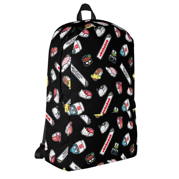 Hello Kitty Hello Kitty and Friends Sushi Time All-over Print Negras | CL_HK50097