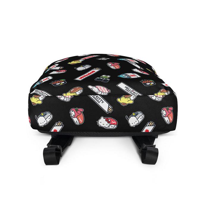 Hello Kitty Hello Kitty and Friends Sushi Time All-over Print Negras | CL_HK50097