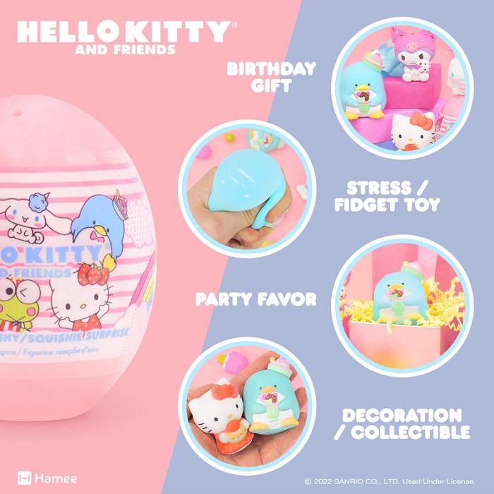 Hello Kitty Hello Kitty and Friends Sweets Capsule Squishies (Series 2) Multicolor | CL_HK84698