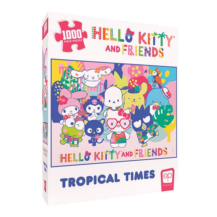 Hello Kitty Hello Kitty and Friends Tropical Times 1000-pc Puzzle Multicolor | CL_HK23613