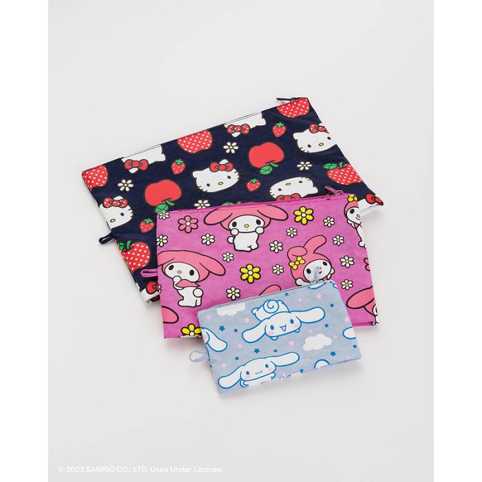 Hello Kitty Hello Kitty and Friends x Baggu Go Pouch Set Multicolor | CL_HK32008