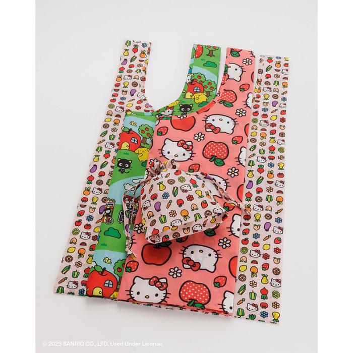 Hello Kitty Hello Kitty and Friends x Baggu Standard Bags Set (Apples + Icons + Friends) Multicolor | CL_HK90997