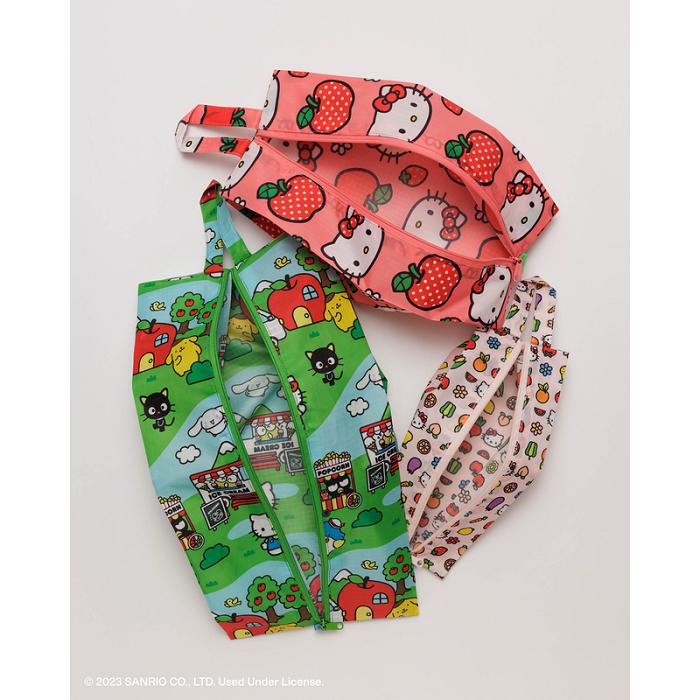 Hello Kitty Hello Kitty and Friends x Baggu 3D Zipper (Apples + Icons + Friends) Multicolor | CL_HK35114