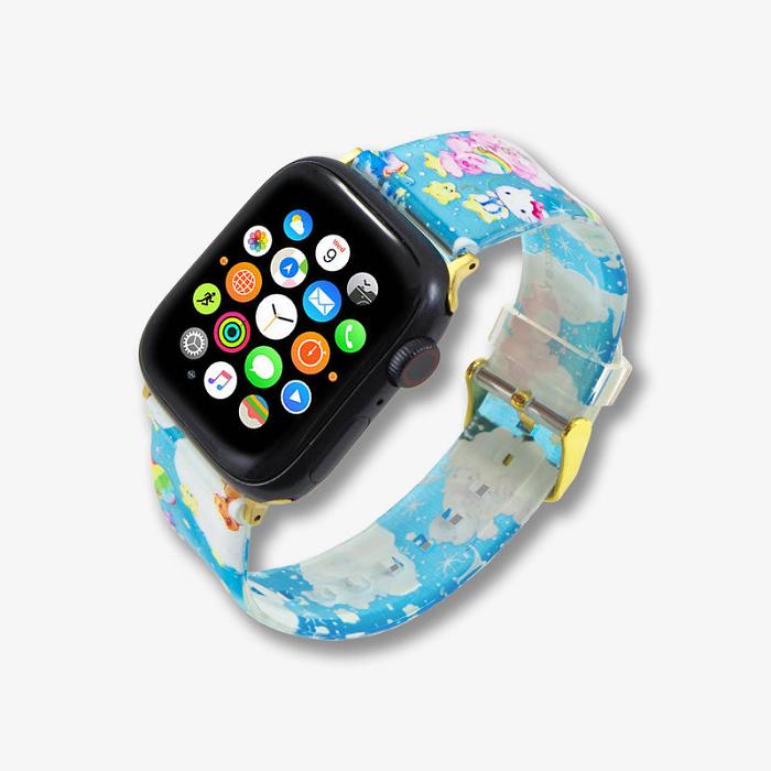 Hello Kitty Hello Kitty and Friends x Care Bears Jelly Apple Watch Band Azules Multicolor | CL_HK32224