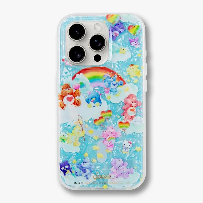 Hello Kitty Hello Kitty and Friends x Care Bears iPhone Case Azules Multicolor | CL_HK58347