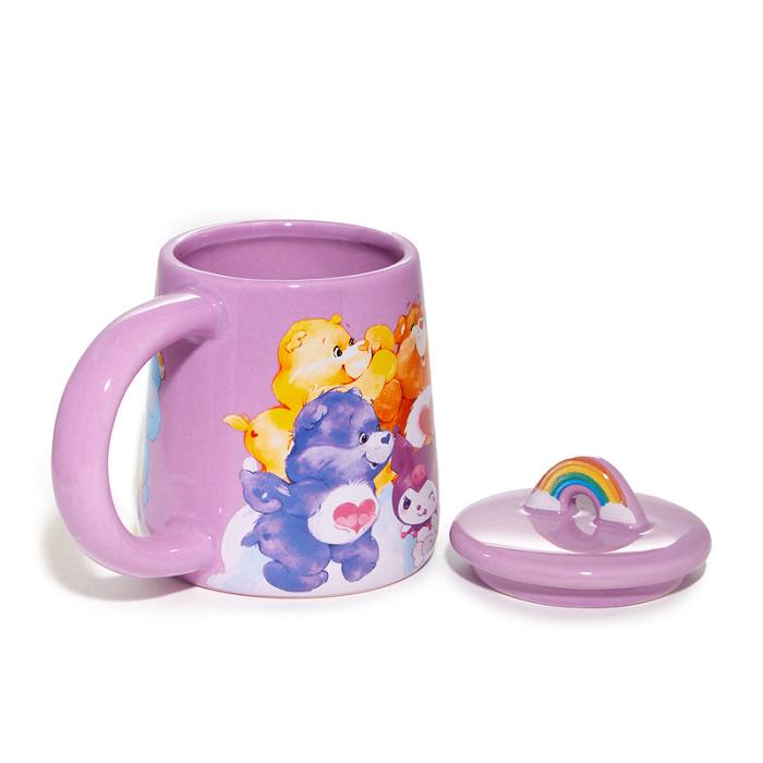 Hello Kitty Hello Kitty and Friends x Care Bears Lidded Mug Moradas | CL_HK98569