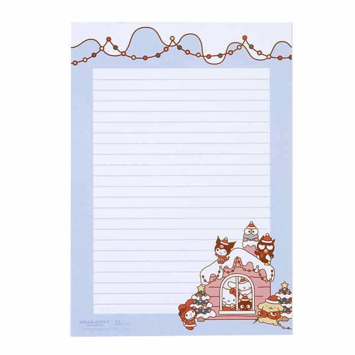 Hello Kitty Hello Kitty and Friends x Erin Condren Holiday Medium Notepad 2-Piece Set Azules | CL_HK83112