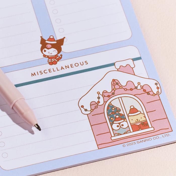 Hello Kitty Hello Kitty and Friends x Erin Condren Holiday Checklist Notepad Azules | CL_HK60102