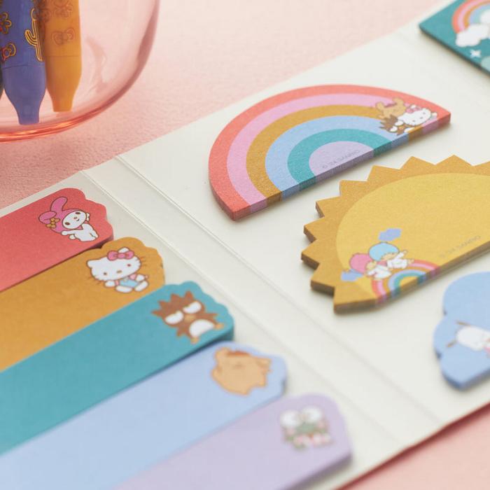 Hello Kitty Hello Kitty and Friends x Erin Condren Sticky Note Booklet Multicolor | CL_HK34577