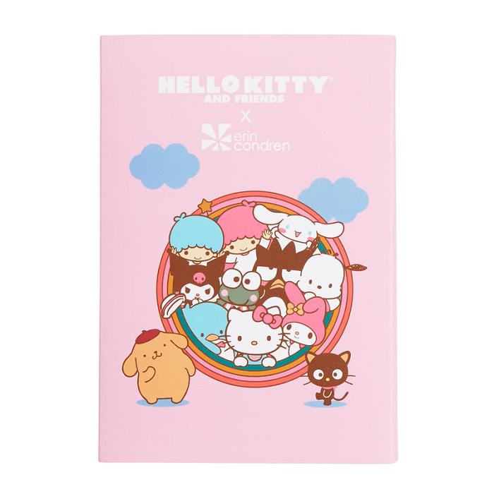 Hello Kitty Hello Kitty and Friends x Erin Condren Sticky Note Booklet Multicolor | CL_HK34577