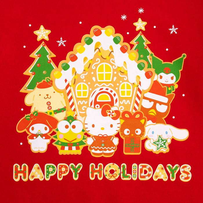 Hello Kitty Hello Kitty and Friends x JapanLA Gingerbread Holiday Sweater Rojas | CL_HK27972